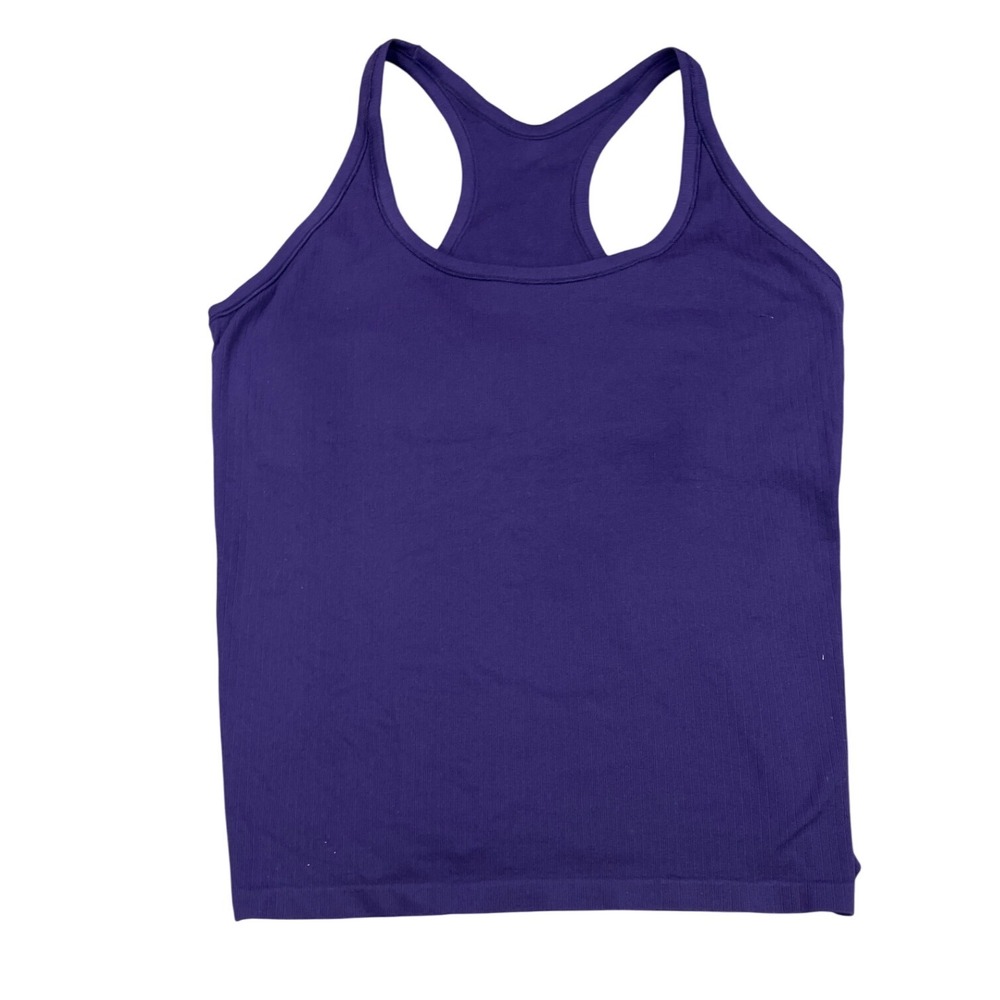 DSG XXL Purple‎ Ink Seamless Support Ribbed Tank Top Women's Athletic